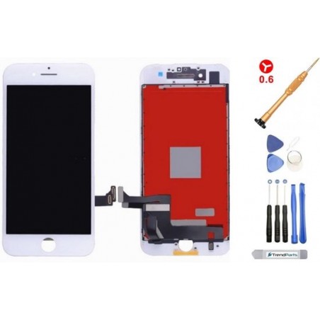 TrendParts® Compleet LCD scherm voor iPhone 7 PLUS WIT - AAA+ kwaliteit incl. Toolkit