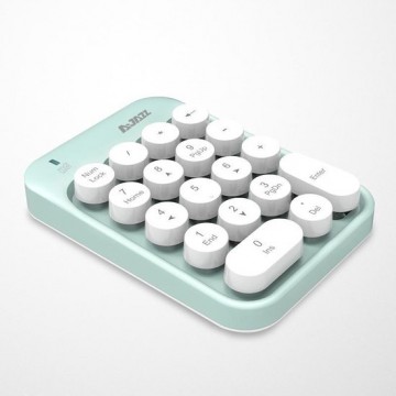 Let op type!! Ajazz AK18 2.4 G mini draadloos numeriek toetsenbord (groen)