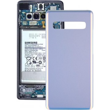 Let op type!! Battery Back Cover for Galaxy S10 5G SM-G977B / SM-G977U / SM-G977N(Silver)