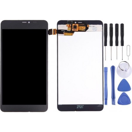 Let op type!! LCD Screen and Digitizer Full Assembly for Microsoft Lumia 640XL (Black)