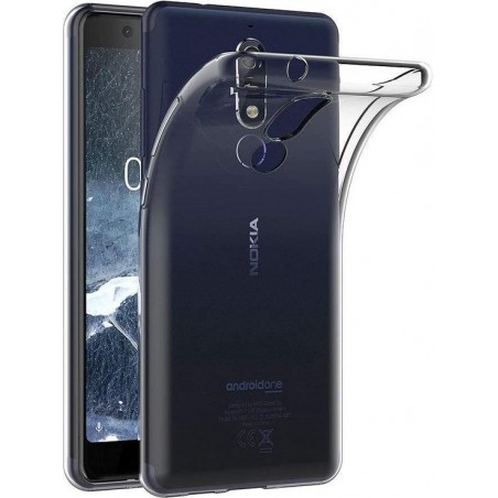 Nokia 5.1 silicone hoesje transparant