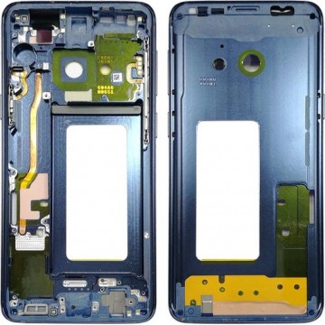Middenframe bezel voor Galaxy S9 G960F, G960F / DS, G960U, G960W, G9600 (blauw)
