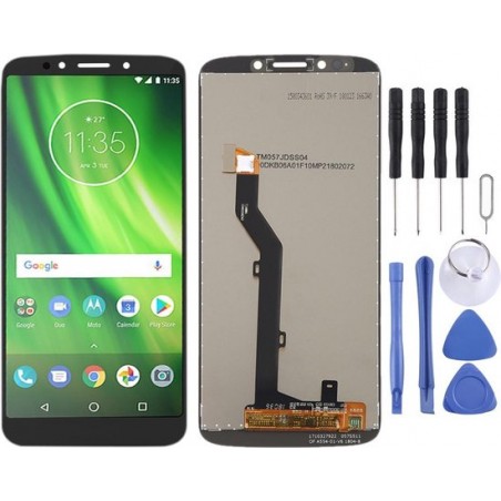 LCD-scherm en Digitizer volledige montage voor Motorola Moto G6 Play (zwart)