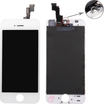 Let op type!! 3 in 1 for iPhone 5S (Original LCD + Frame + Touch Pad) Digitizer Assembly(White)