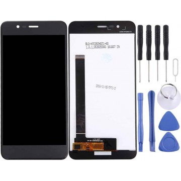 Let op type!! LCD Screen and Digitizer Full Assembly for Asus ZenFone 3 Max / ZC520TL / X008D (038 Version)(Black)