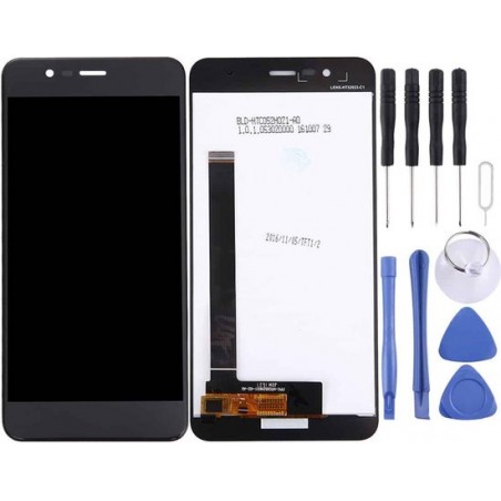 Let op type!! LCD Screen and Digitizer Full Assembly for Asus ZenFone 3 Max / ZC520TL / X008D (038 Version)(Black)