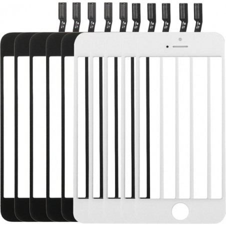 Let op type!! 5 PCS Black + 5 PCS White for iPhone 5C & 5S Touch Panel Flex Cable