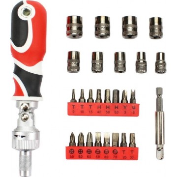 Let op type!! JF-6095F 27 in 1 Professional Multi-functional Screwdriver Set