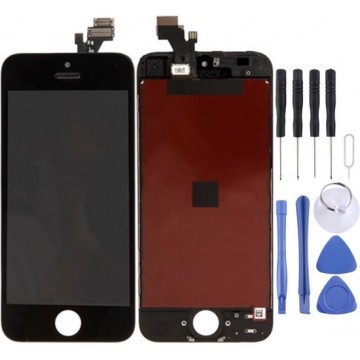 Let op type!! LCD Screen and Digitizer Full Assembly with Frame for iPhone 5(Black)