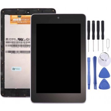 Let op type!! LCD Screen and Digitizer Full Assembly with Frame for Google Nexus 7 (1st Generation WiFi Version) (Black)