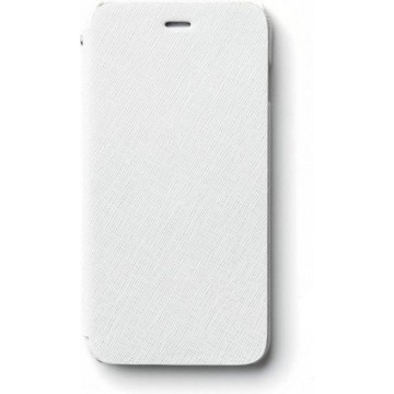 Zuiver leren Zenus hoesje voor iPhone 6 Plus Minimal Diary - White