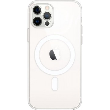 Hoesje met MagSafe voor iPhone 12 (Pro) - Transparant
