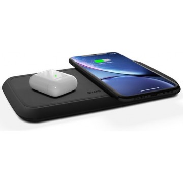 ZENS Wireless Charger Dual Fast 10W Black