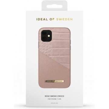 iDeal of Sweden Fashion Case Atelier iPhone 11/XR Rose Smoke Croco