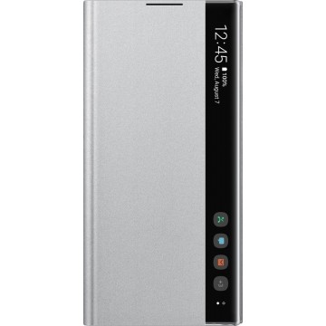 Samsung Galaxy Note 10 PLUS - LED Clear View Cover - Zilver