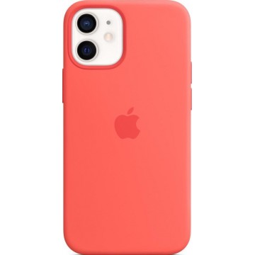 Siliconenhoesje met MagSafe voor iPhone 12 Mini - Citrusroze