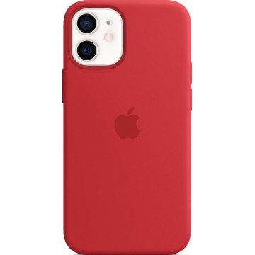 Siliconenhoesje met MagSafe voor iPhone 12 Mini - Rood
