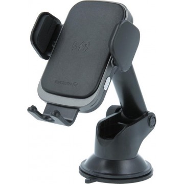 Swissten Telefoonhouder Auto S-Grip Wireless W2-HK3  - Telescopische Arm Draadloze Oplader 15W - Zwart