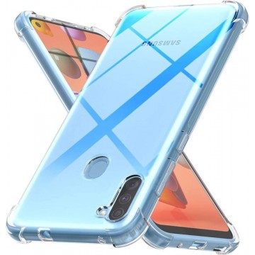 Samsung Galaxy A11 - Anti-shock Silicone Hoesje - Transparant