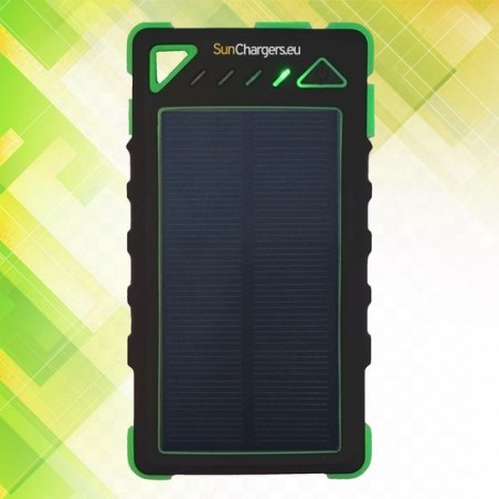 Smart 8.000 mAh Solar Powerbank Groen