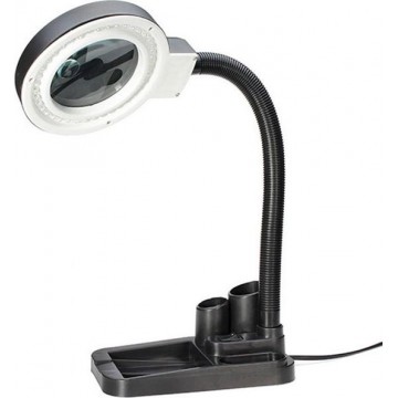 5X-10X Desktop A808LED Vergrootglas bureaulamp Lasverlichting, stekkertype: UK-stekker