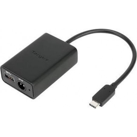 Targus ACA41EUZ kabeladapter/verloopstukje USB-C USB A/DC Zwart