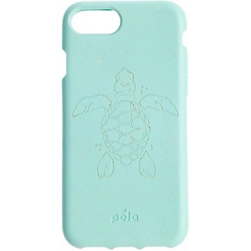 Pela Case Eco Friendly Case Turtle edition for IPhone 6/6s/7/8/SE 2G turquoise