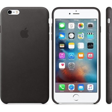 Apple Leren Hoesje voor iPhone 6 Plus/6S Plus - Zwart