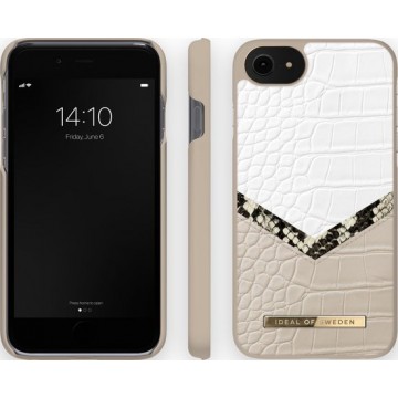 iDeal of Sweden Fashion Case Atelier iPhone 8/7/6/6s/SE Dusty Cream Python