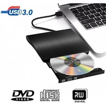 Let op type!! Geborsteld textuur USB 3.0 pop-mobiele externe DVD-Rw  DVD / CD-RW Drive externe oneven & HDD apparaat