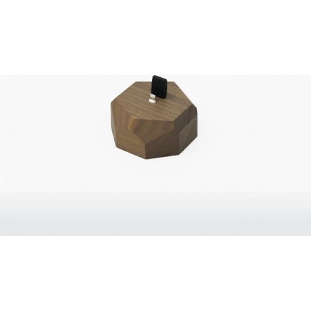 Oakywood iPhone Dock - Polygonaal - Walnoot