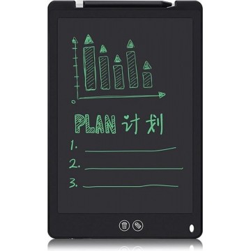 Let op type!! 12-inch LCD-schrijf Tablet  ondersteunt één klik Clear & Local Erase (zwart)