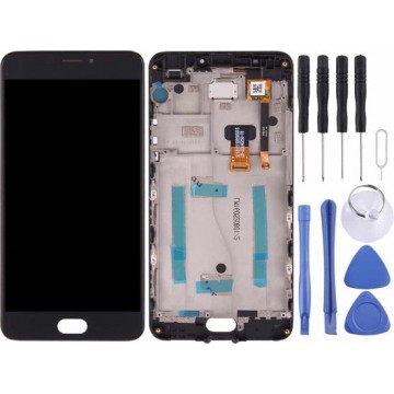 Let op type!! Meizu M3 Note / Meilan Note 3 (China Version) LCD Screen and Digitizer Full Assembly with Frame(Black)