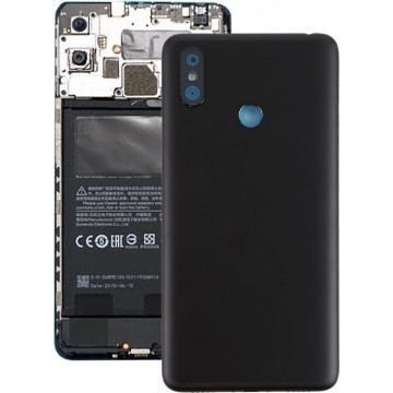 Let op type!! Back Cover for Xiaomi Mi Max 3(Black)