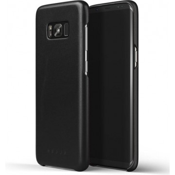 Mujjo Leather Case for Galaxy S8+ Zwart
