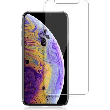 10st mocolo 0.33mm 9H 2.5D gehard glasfilm voor iPhone XS Max (transparant)