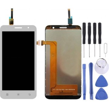 Let op type!! LCD Screen and Digitizer Full Assembly for Lenovo A8 / A806 / A808T(White)