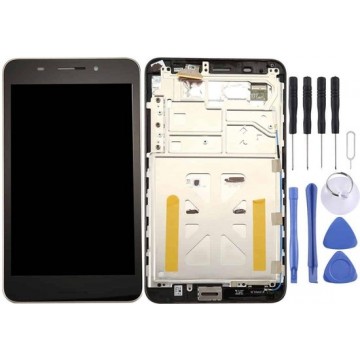 Let op type!! LCD Screen and Digitizer Full Assembly with Frame for ASUS MeMO Pad 7 LTE / ME375 (Black)