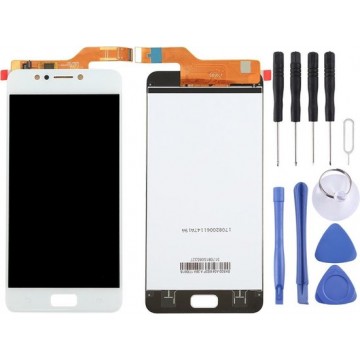 Let op type!! LCD Screen and Digitizer Full Assembly for Asus ZenFone 4 Max / ZC520KL (White)