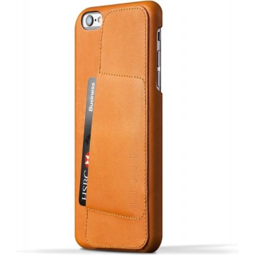 Mujjo Leather Wallet Case 80° for iPhone 6(s) Plus Tan