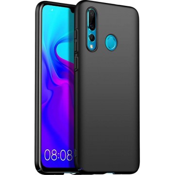 Huawei P Smart Plus 2019 Hoesje - Siliconen Backcover - Zwart