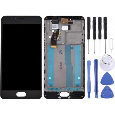 Let op type!! For Meizu M5s / Meilan 5s LCD Screen and Digitizer Full Assembly with Frame(Black)