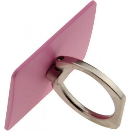 Ring Stent - Universele kickstand ring vinger houder telefoonbutton – Roze