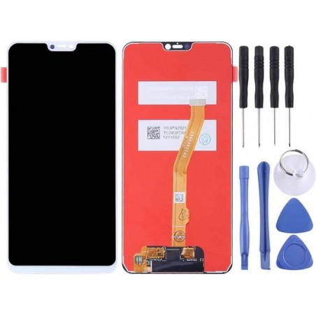 Origineel LCD-scherm en digitizer volledige montage voor Vivo Y85 / Z1 / Z1i (wit)