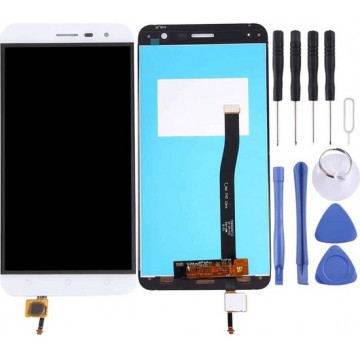 Let op type!! LCD Screen and Digitizer Full Assembly for Asus ZenFone 3 / ZE552KL (White)