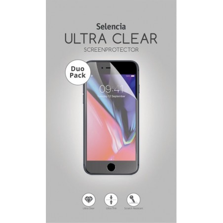 Selencia Duo Pack Screenprotector voor iPhone 8 Plus / 7 Plus / 6(s) Plus