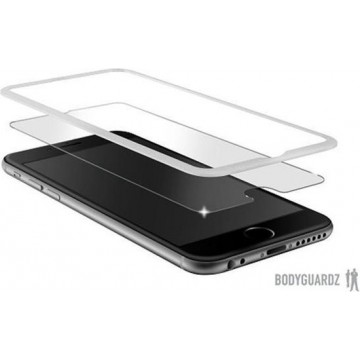 NLU Pure Glass Crown ScrnGuardz Wht iPhone 6