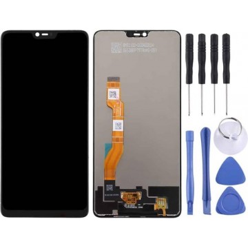 Let op type!! LCD Screen and Digitizer Full Assembly for OPPO F7 / A3 (Black)