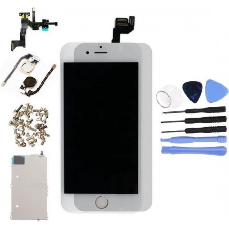 Nieuw - Voor Apple iPhone 6S 4.7  - AAA+ Voorgemonteerd LCD scherm Wit & Tools + Screen Guard