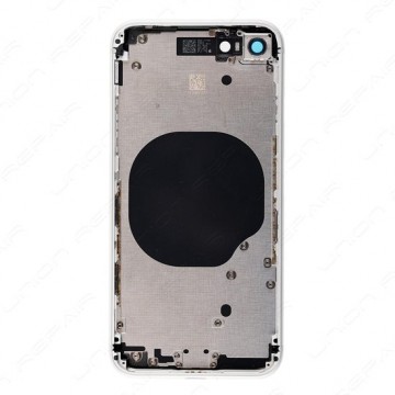 Voor iPhone 8 Behuizing Back Cover glas met Frame !  - Zwart